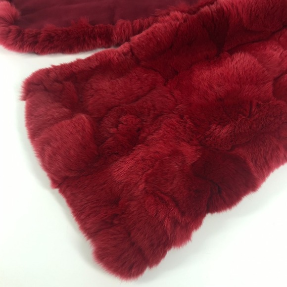 CHANEL Chanel Fashion Accessories Fur Scarf Red - Picture 5 of 10